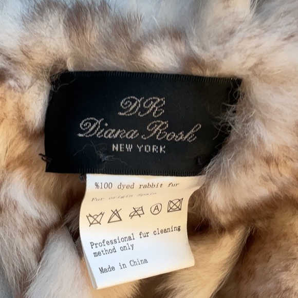 Diana Rosh Rabbit Fur Scarf - Picture 4 of 7